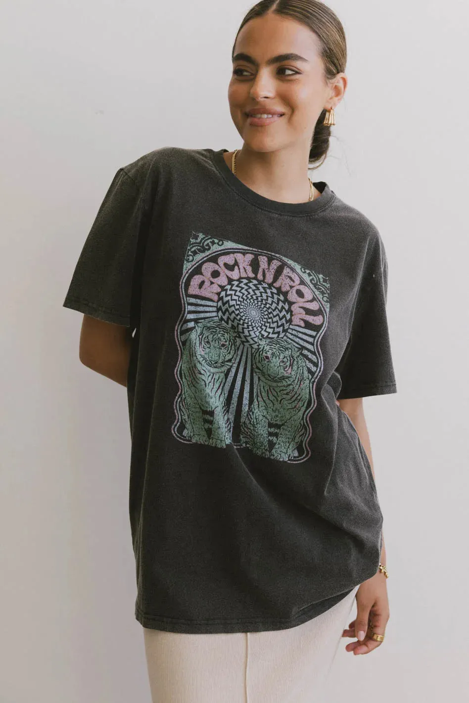 Psychedelic Tiger Graphic Tee