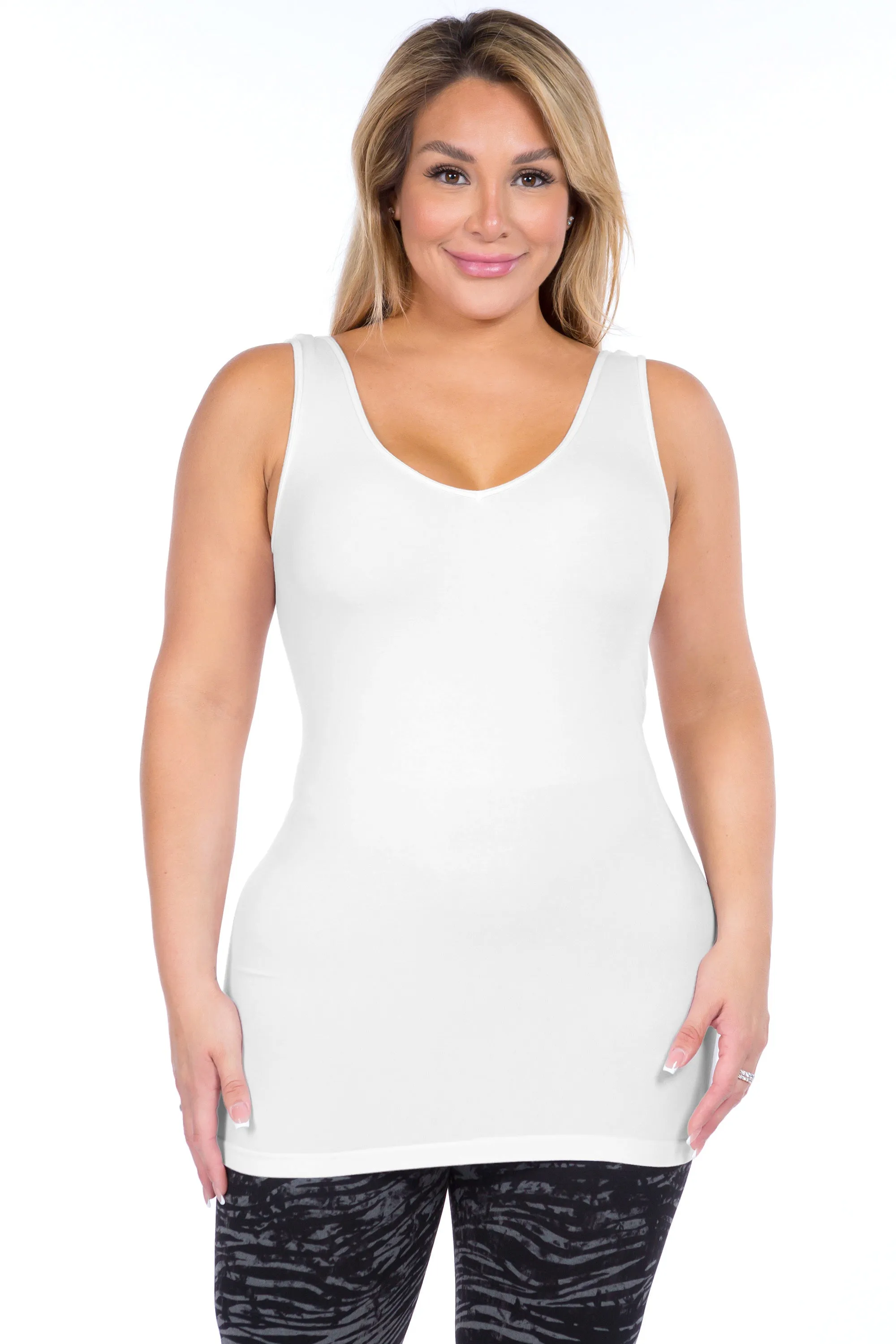 Reversible V-Scoop Neck Tank