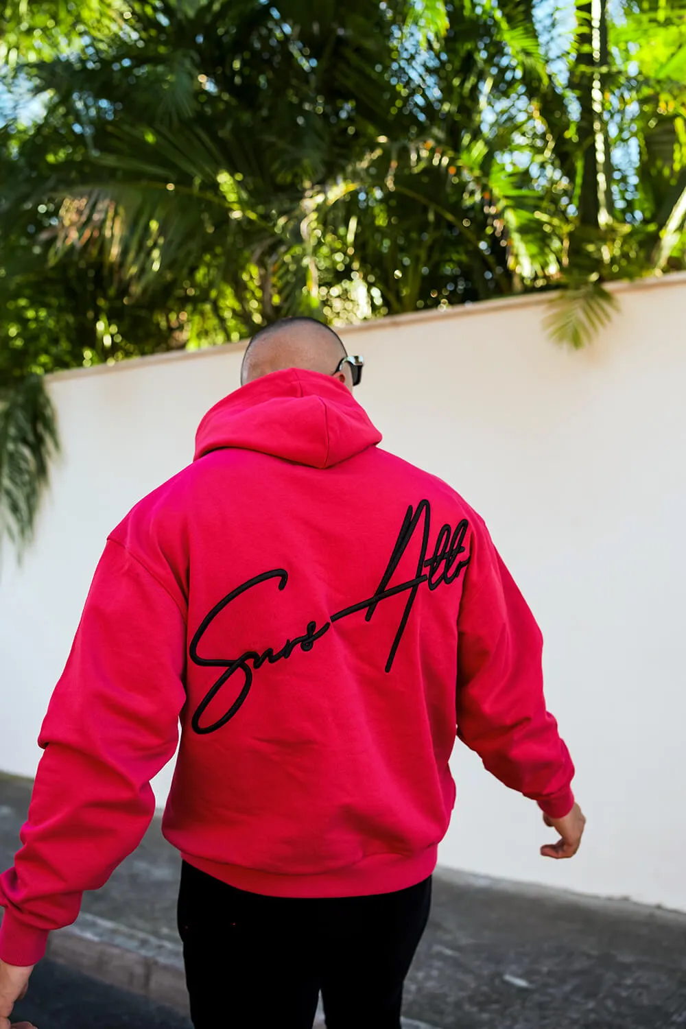 Script Core Hoodie - Pink/Black