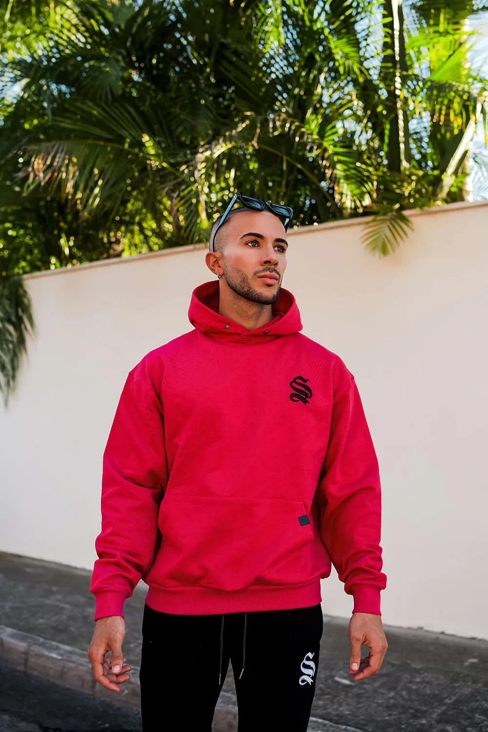 Script Core Hoodie - Pink/Black