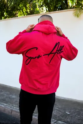 Script Core Hoodie - Pink/Black