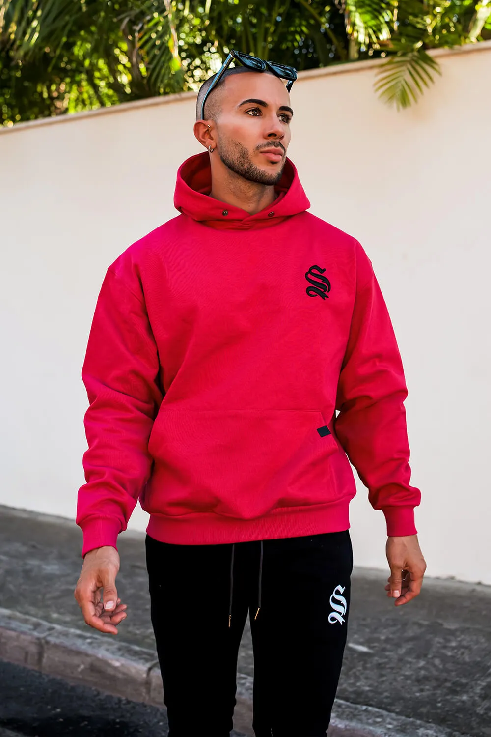 Script Core Hoodie - Pink/Black