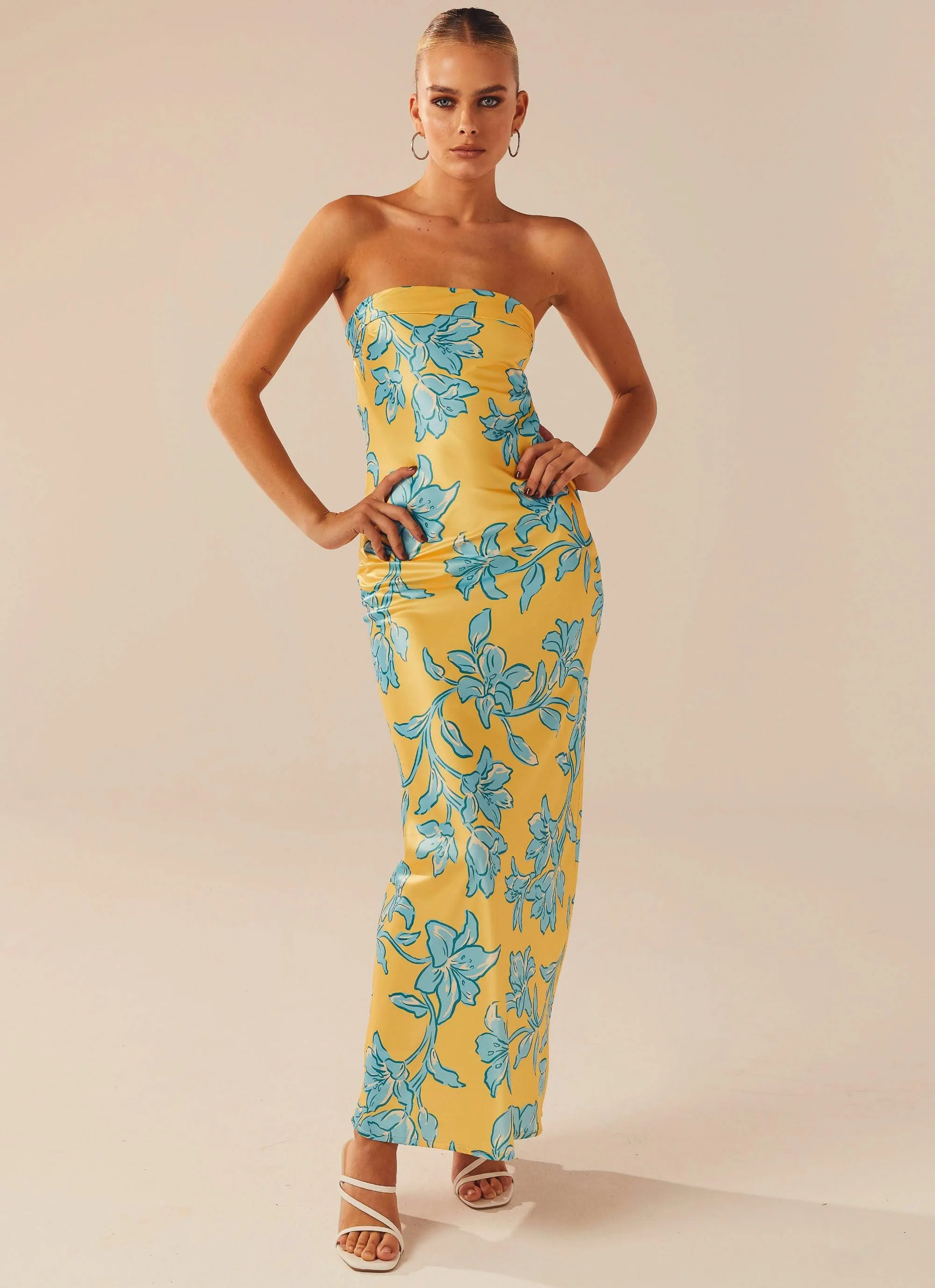 Summer Lover Maxi Dress - Golden Bloom