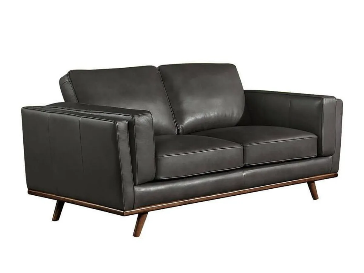 Taverly Leather Loveseat