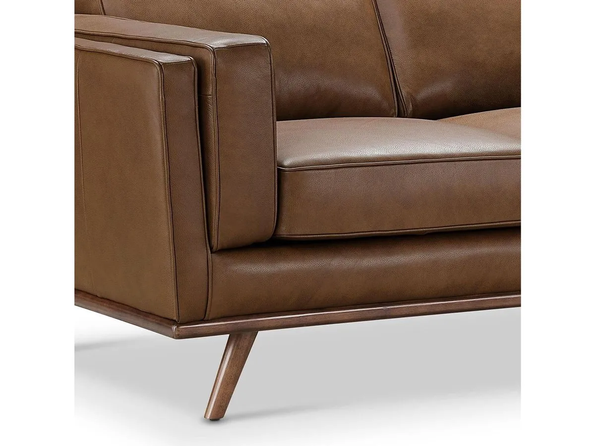 Taverly Leather Loveseat