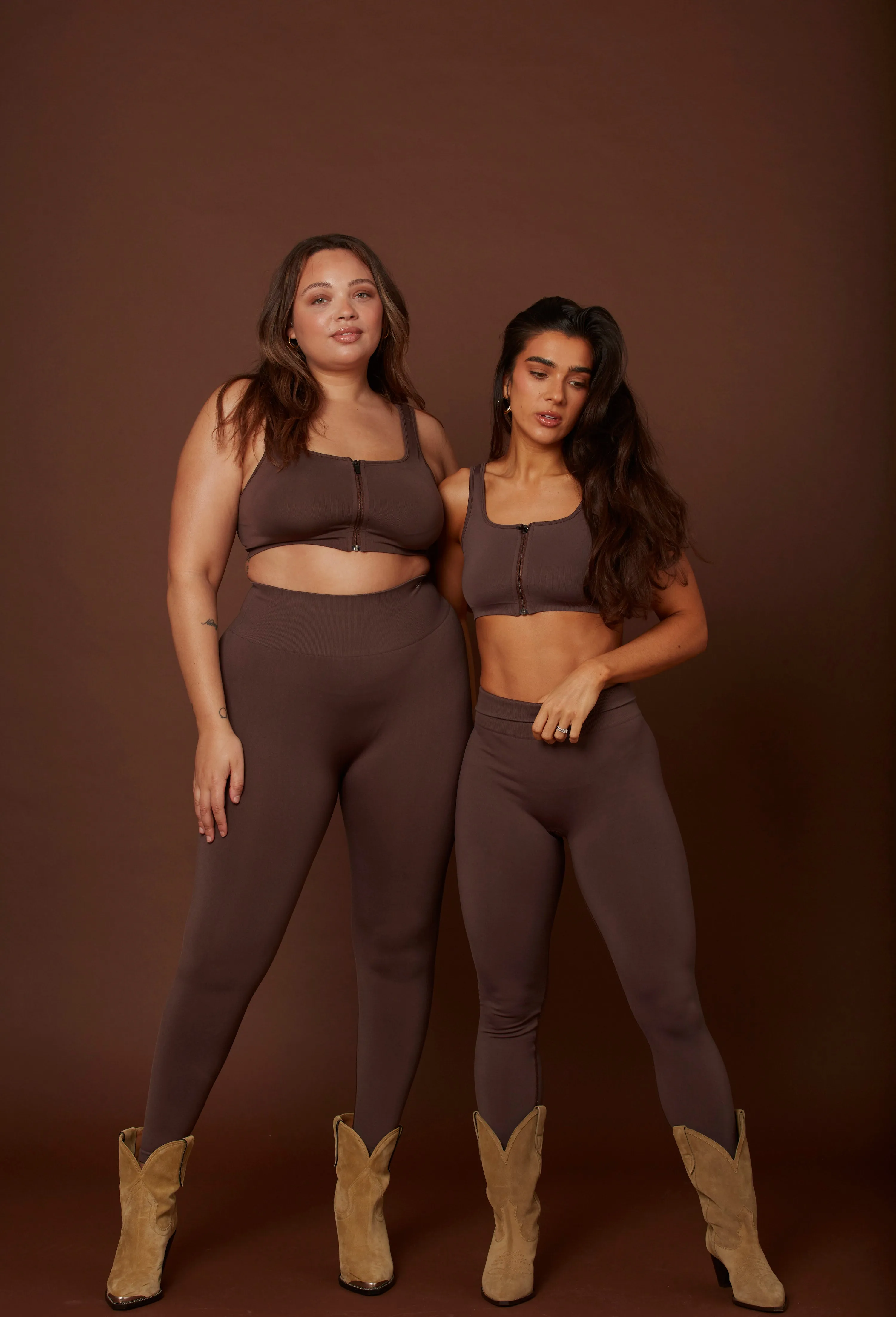 Timeless Leggings Full Length - Cocoa Brown