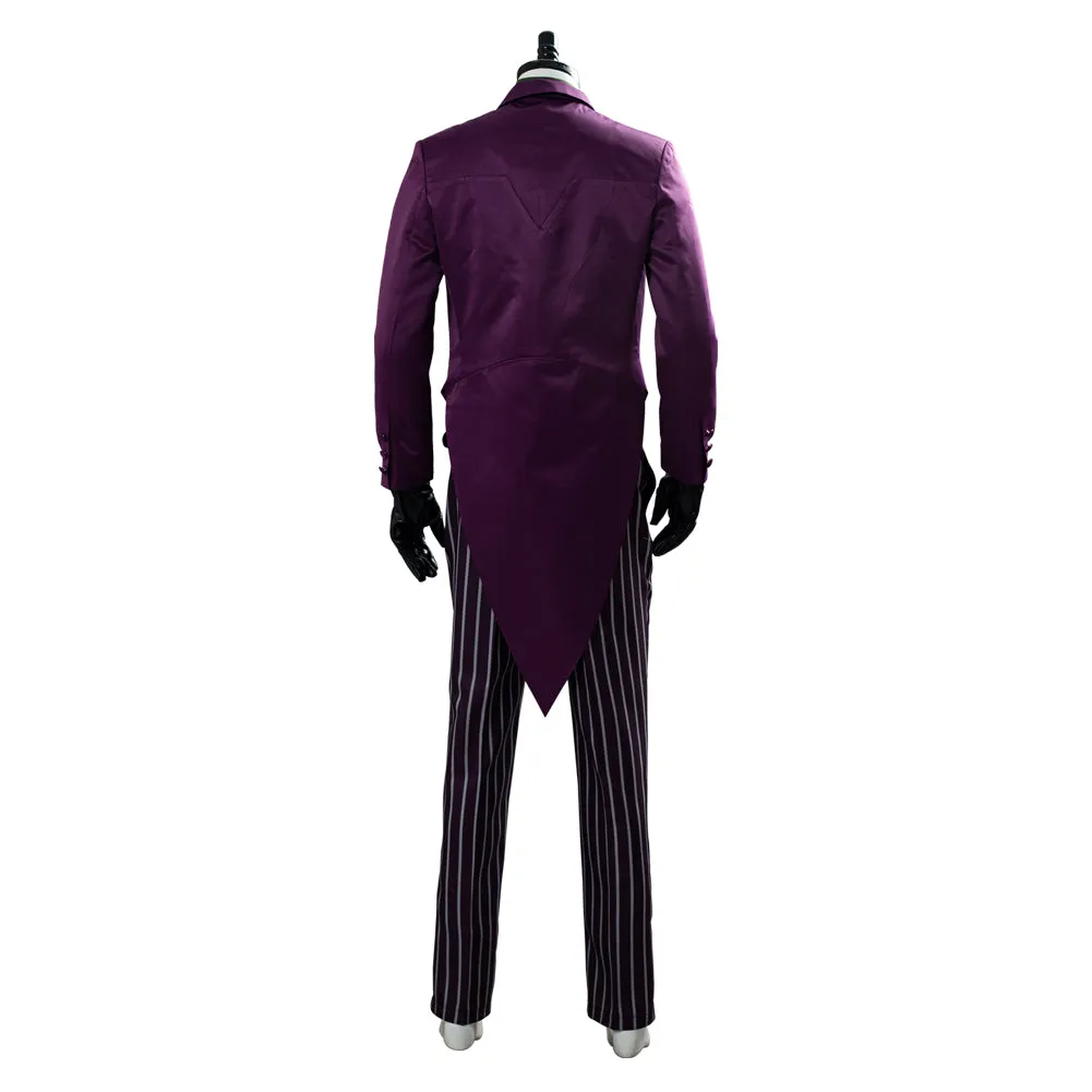 VeeGet VeeGet Mortal Kombat 11 The Joker Coat Pants Costume for Halloween Carnival Suit Cosplay Costume SMan