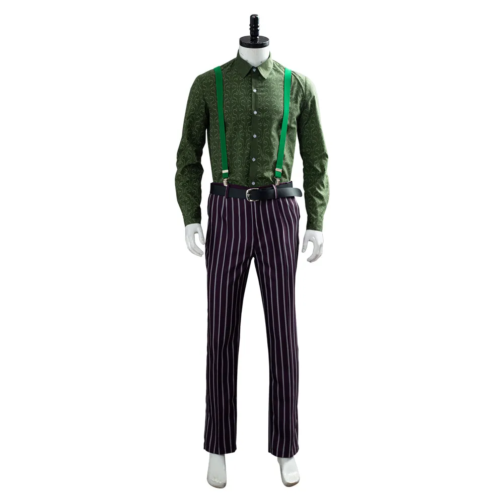 VeeGet VeeGet Mortal Kombat 11 The Joker Coat Pants Costume for Halloween Carnival Suit Cosplay Costume SMan