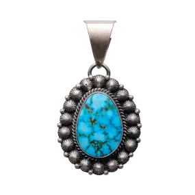 Webbed Kingman Turquoise Pendant | M&R Calladitto