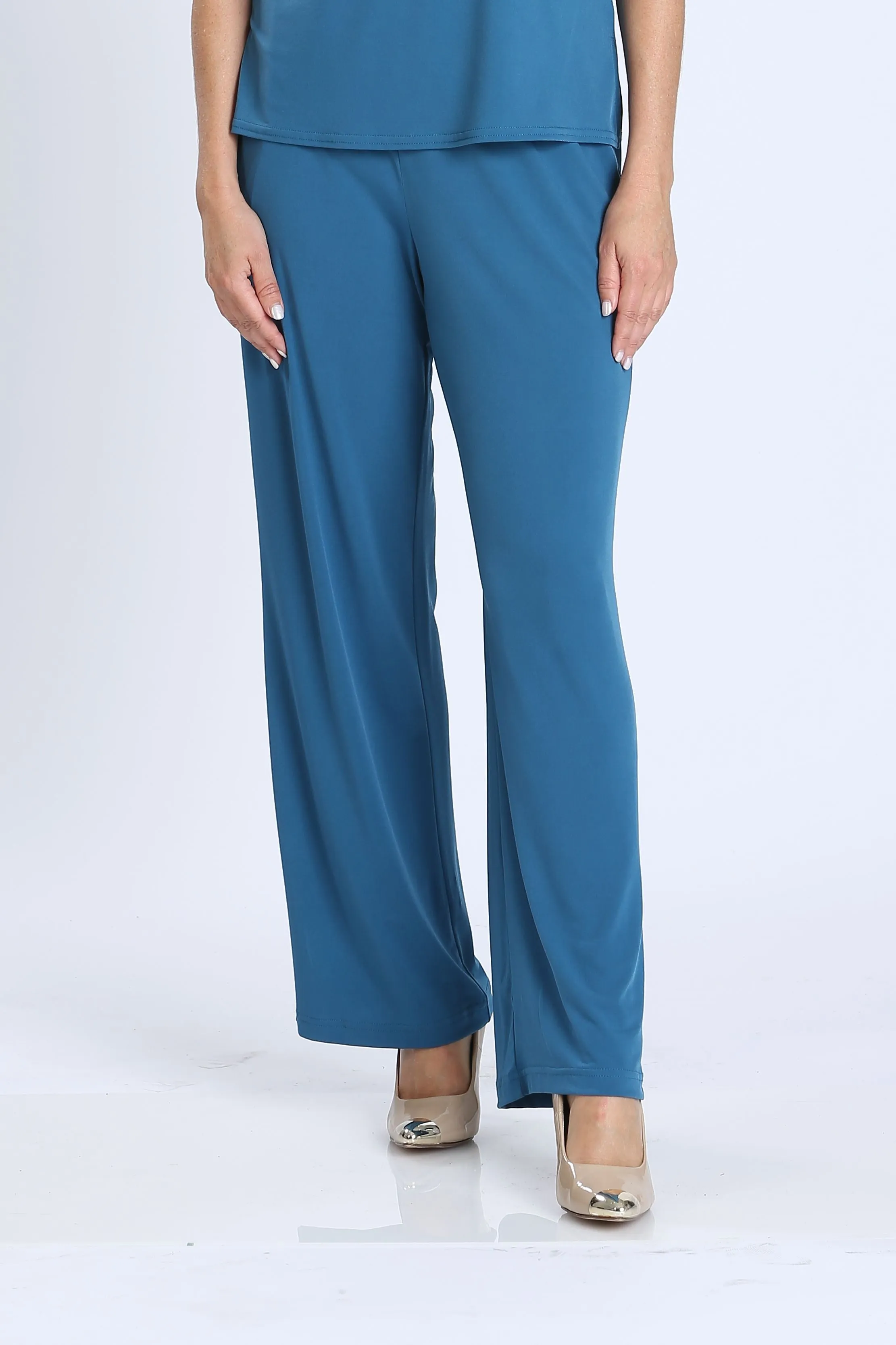 Wide Leg Long Pants & Scoop Neck Tank Top