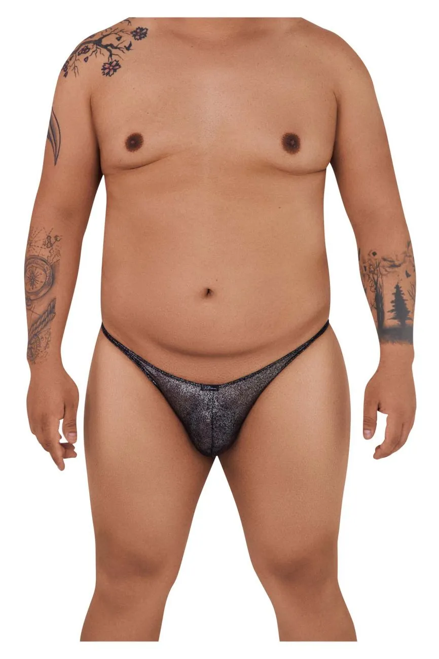 Xtremen 91097X Microfiber Bikini Black Plus Sizes