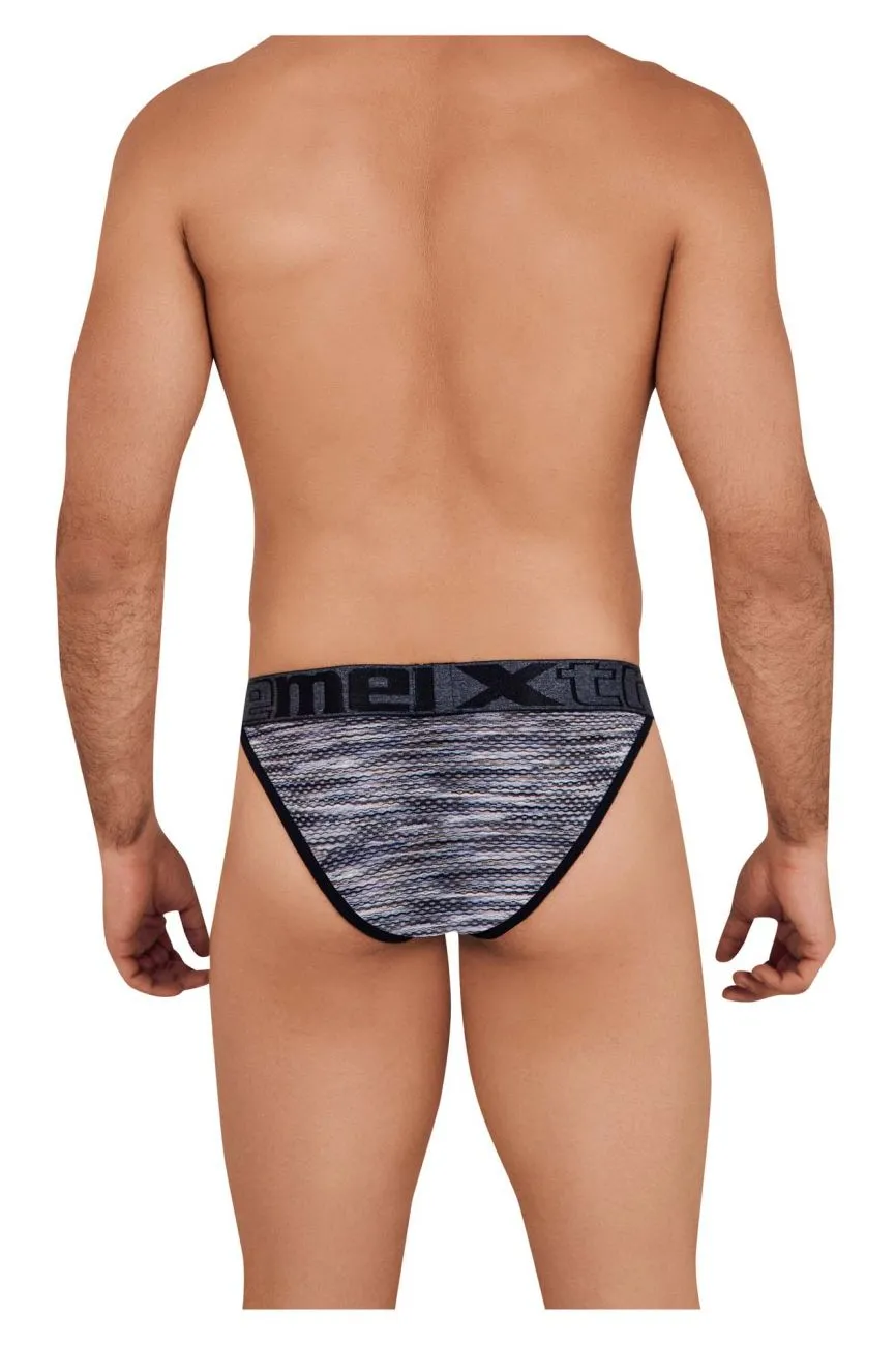 Xtremen 91098 Microfiber Mesh Bikini Black