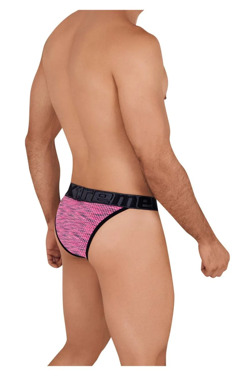 Xtremen 91098 Microfiber Mesh Bikini Pink